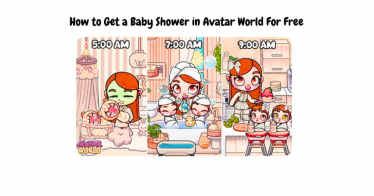 Baby Shower in Avatar World